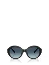 Tiffany & Co Tiffany Blue Gradient Polarized Oval Ladies Sunglasses Tf4227bu 80014u 53 In Black