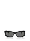 Tiffany & Co . 54mm Rectangular Sunglasses In Black