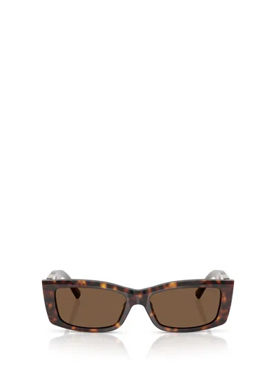Tiffany & Co . 54mm Rectangular Sunglasses In Brown