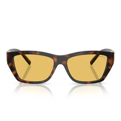 Tiffany & Co . 56mm Rectangular Sunglasses In Brown