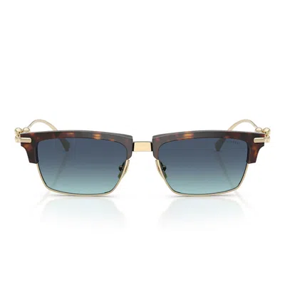 Tiffany & Co . Sunglasses Tf4262 K 80159 S Gold Plated Brown/blue Gradient Unisex