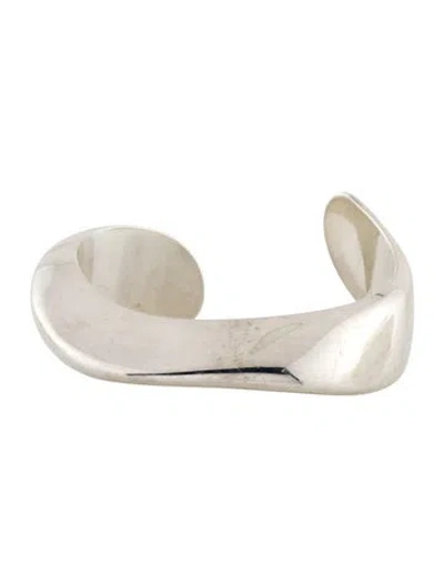 Pre-owned Tiffany & Co Swirl Cuff Bracelet, 6.5" In Multi