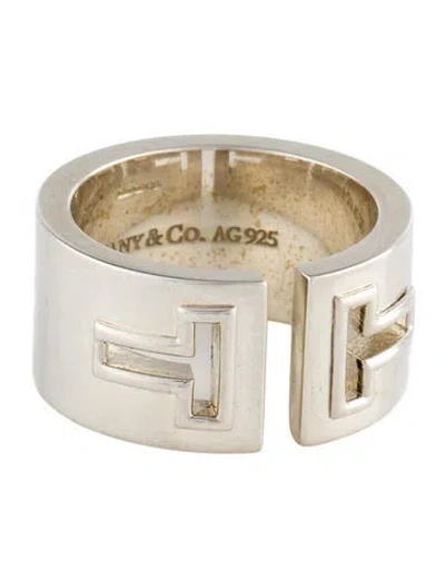 Pre-owned Tiffany & Co T Cutout Wide Band In Multi