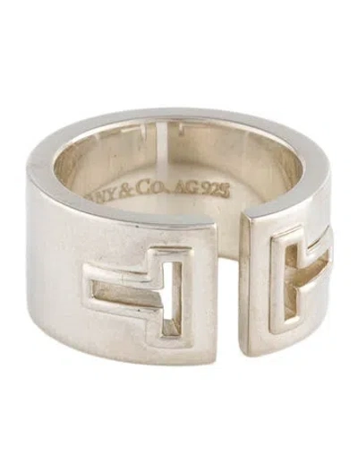 Pre-owned Tiffany & Co T Cutout Wide Band In Multi