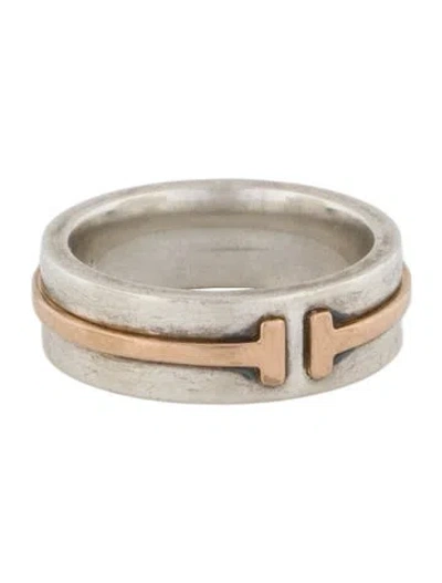 Pre-owned Tiffany & Co T Wide Ring In Multi