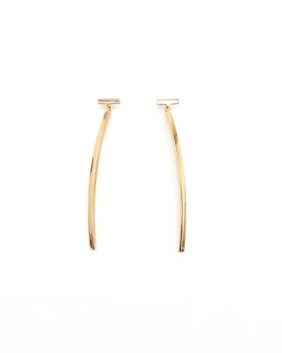 Tiffany & Co T Wire Bar Earrings In Pink