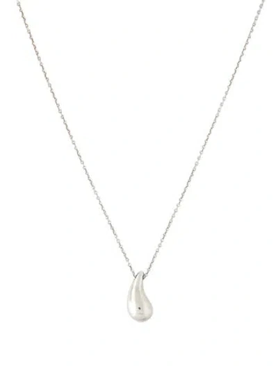 Pre-owned Tiffany & Co Teardrop Pendant Necklace, 18" In Multi