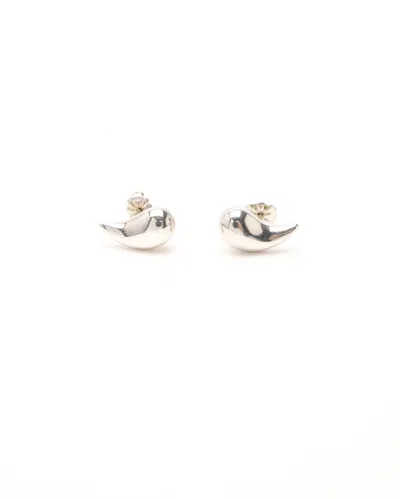 Tiffany & Co Teardrop Silver Earrings In Gold