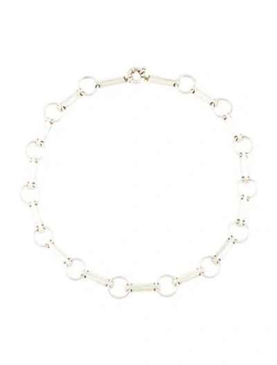 Pre-owned Tiffany & Co Tenderness Heart Link Necklace, 16.5" In Multi