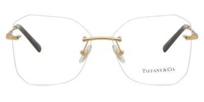 Tiffany & Co Tf1150 Asian Fit Women's Glasses, Gold, Size 55 In Yellow