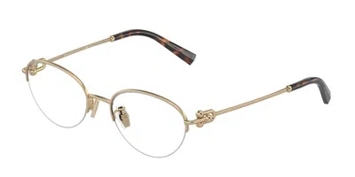 Tiffany & Co Tf1158td Asian Fit Women's Glasses, Gold, Size 50 In White