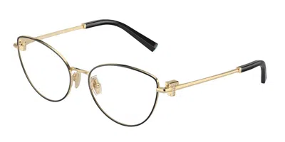 Tiffany & Co Tf1159b Women's Glasses, Black, Size 54 In Gold