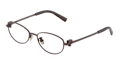 Tiffany & Co Tf1162td Vestibilità Orientale 6046 Occhiali Da Vista Marroni Per Donna (solo Montatura) In Brown