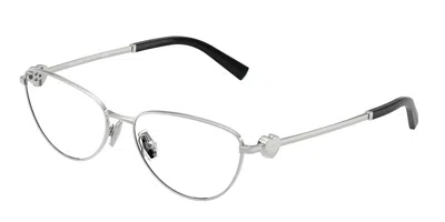Tiffany & Co Tf1164b 6001 Women's Glasses Silver Size 56 - Free Lenses - Blue Light Block Available