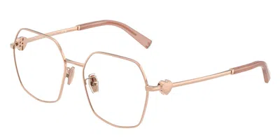Tiffany & Co Tf1165bd Vestibilità Orientale 6105 Occhiali Da Vista Oro Per Donna (solo Montatura) In Gold