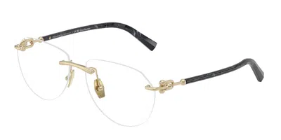 Tiffany & Co Tf1173k 6220 Men's Glasses Gold Size 57 - Free Lenses - Blue Light Block Available