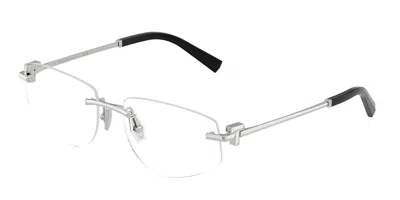 Tiffany & Co Tf1175 6001 Men's Glasses Silver Size 56 - Free Lenses - Blue Light Block Available In Metallic