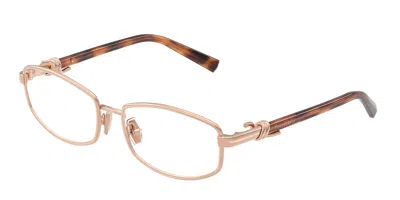 Tiffany & Co Tf1179 6246 Women's Glasses Gold Size 54 - Free Lenses - Blue Light Block Available In Rose Gold