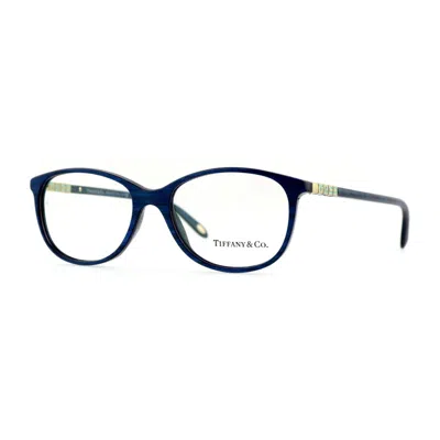 Tiffany & Co . Tf2083 Striped Mini Eyeglasses With Clear Demo Lens In Blue
