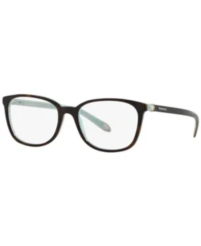 Tiffany & Co Tf2109hb Tiffany Aria Women's Square Eyeglasses In Havana Blu