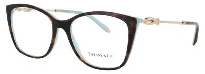 Tiffany & Co . Tf2160b Acetate & Metal Eyeglasses, 54-17-140 (demo Lenses) With Case In In Description