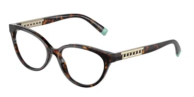 Tiffany & Co Tf2226 Women's Glasses, Tortoiseshell, Size 52 In Brown