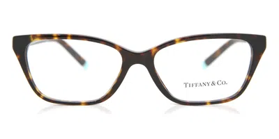 Tiffany & Co Tf2229 8015 Women's Glasses Tortoiseshell Size 55 - Free Lenses - Blue Light Block Available In Brown