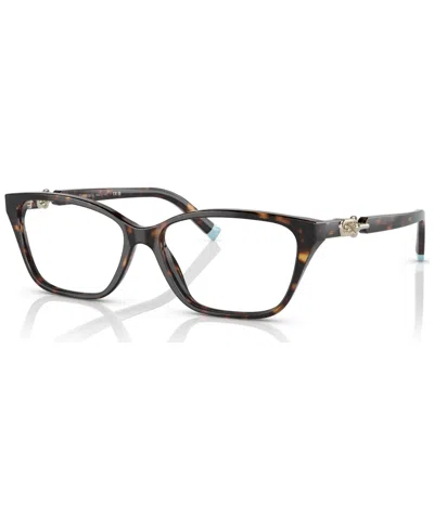Tiffany & Co Tf222955 Women's Eyeglasses In Havana