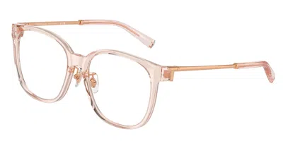 Tiffany & Co Tf2240d Vestibilità Orientale 8278 Occhiali Da Vista Rosa Per Donna (solo Montatura) In Gold