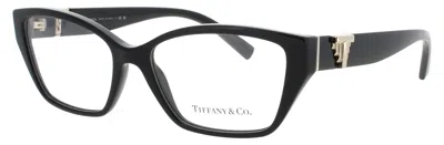 Tiffany & Co . Tf2247 Acetate Eyeglasses 54-16-140 In 8001 - Black / Gold / Demo