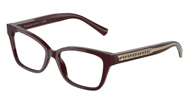 Tiffany & Co Tf2249 Women's Glasses, Red, Size 54 In Brown