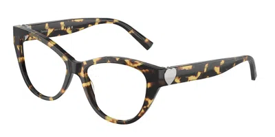 Tiffany & Co Tf2251 Women's Glasses, Tortoiseshell, Size 53 In Brown