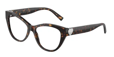 Tiffany & Co Tf2251 Women's Glasses, Tortoiseshell, Size 53 In Brown