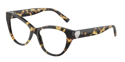 Tiffany & Co Tf2251f Asian Fit Women's Glasses, Tortoiseshell, Size 51 In Brown
