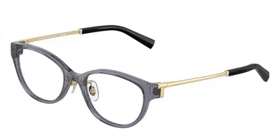 Tiffany & Co Tf2252d Asian Fit Women's Glasses, Purple, Size 51 In Gray