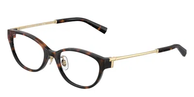 Tiffany & Co Tf2252d Asian Fit Women's Glasses, Tortoiseshell, Size 51 In Brown