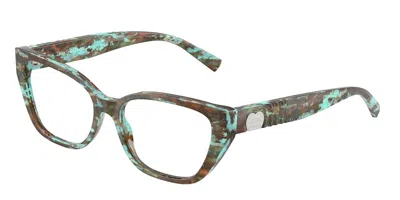 Tiffany & Co Tf2259 Women's Glasses, Tortoiseshell, Size 52 In Brown