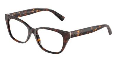 Tiffany & Co Tf2261f Vestibilità Orientale 8015 Occhiali Da Vista Tartarugatishell Per Donna (solo Montatura) In Brown