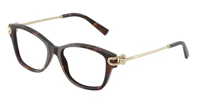 Tiffany & Co Tf2266 Women's Glasses, Tortoiseshell, Size 51 In Brown