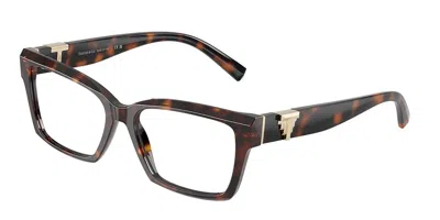 Tiffany & Co Tf2267 Women's Glasses, Tortoiseshell, Size 52 In Brown