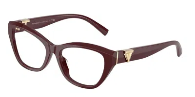 Tiffany & Co Tf2268u Women's Glasses, Red, Size 52