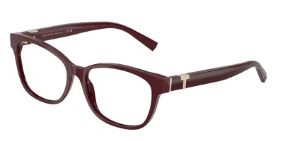 Tiffany & Co Tf2270b 8389 Occhiali Da Vista Borgogna Per Donna (solo Montatura) In Burgundy