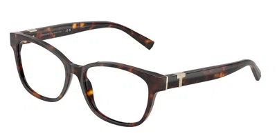 Tiffany & Co Tf2270bf Asian Fit 8015 Women's Glasses Tortoiseshell Size 53 - Free Lenses - Blue Light Block Avail In Pattern