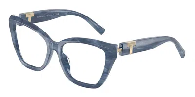 Tiffany & Co Tf2271 8432 Women's Glasses Blue Size 52 - Free Lenses - Blue Light Block Available