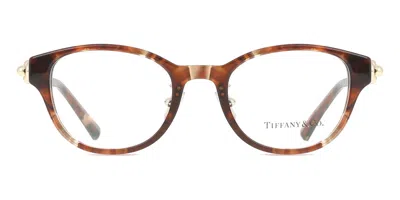 Tiffany & Co Tf2273d Vestibilità Orientale 8421 Occhiali Da Vista Tartarugatishell Per Donna (solo Montatura) In Brown