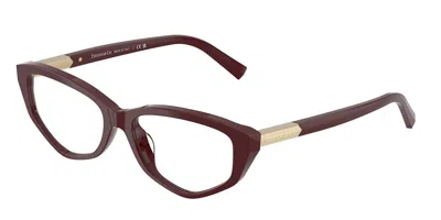 Tiffany & Co Tf2276 8389 Occhiali Da Vista Borgogna Per Donna (solo Montatura) In Burgundy