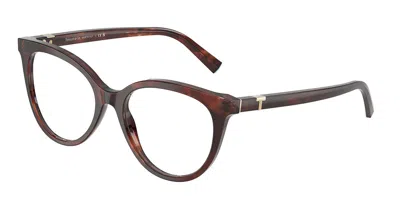 Tiffany & Co Tf2277f Asian Fit 8421 Women's Glasses Tortoiseshell Size 51 - Free Lenses - Blue Light Block Availa In Multi