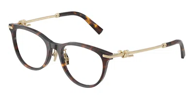 Tiffany & Co Tf2279d Asian Fit 8015 Women's Glasses Tortoiseshell Size 52 - Free Lenses - Blue Light Block Availa In Brown
