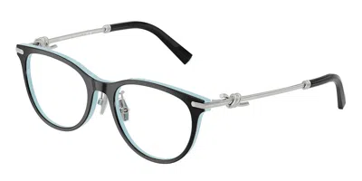 Tiffany & Co Tf2279d Vestibilità Orientale 8055 Occhiali Da Vista Neri Per Donna (solo Montatura) In Multi