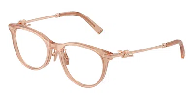 Tiffany & Co Tf2279d Vestibilità Orientale 8268 Occhiali Da Vista Marroni Per Donna (solo Montatura)